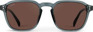 WMP Eyewear Francis - 52mm Geometric Square Polarized Sunglasses