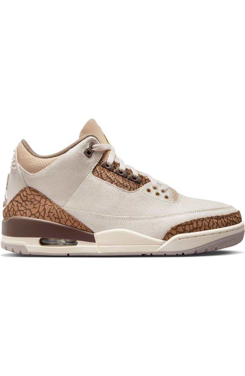 Jordan Air Jordan 3 Retro Basketball Sneaker, Alternate, color, Light Orewood Brown/ Gold