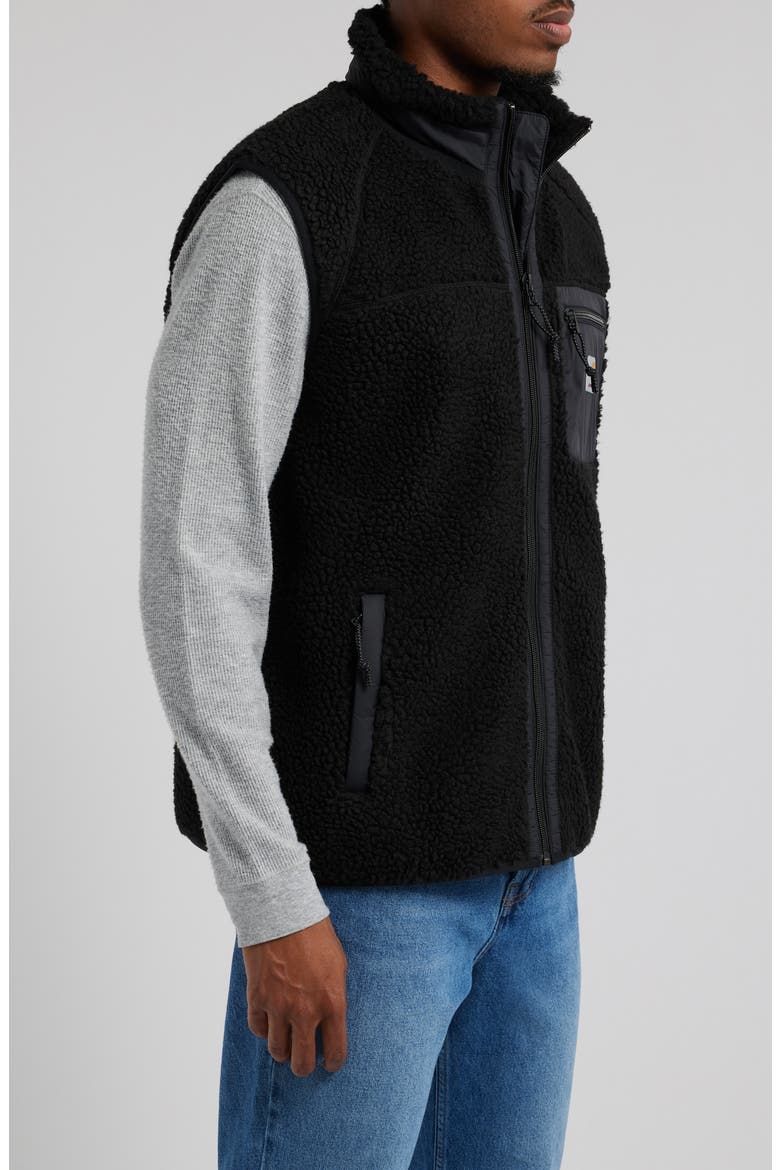 Prentis Fleece Vest Liner, Alternate, color, BLACK / BLACK