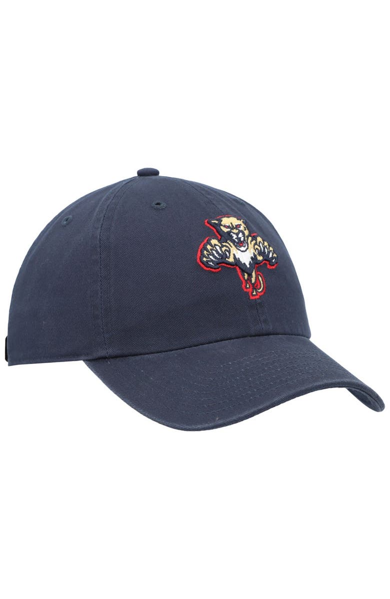 '47 Men's '47 Navy Florida Panthers Clean Up Adjustable Hat, Alternate, color,