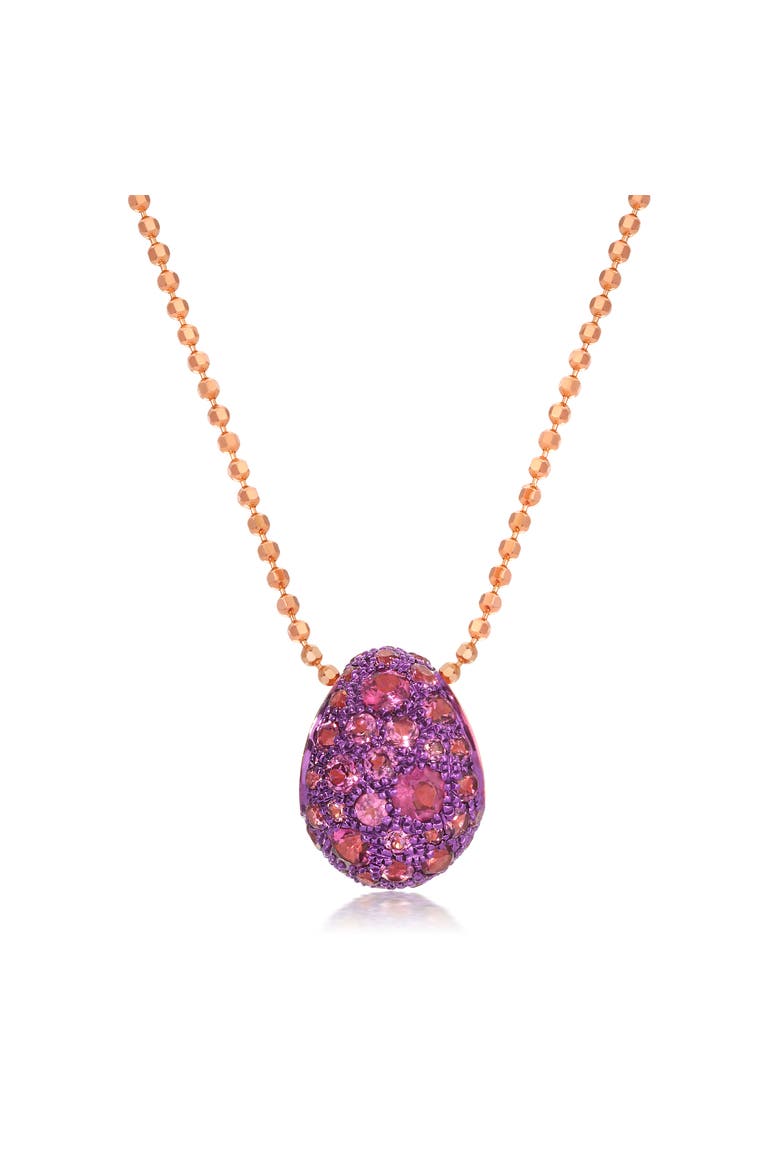 Rhodolite Bahia Pendant & Necklace, Main, color, Purple