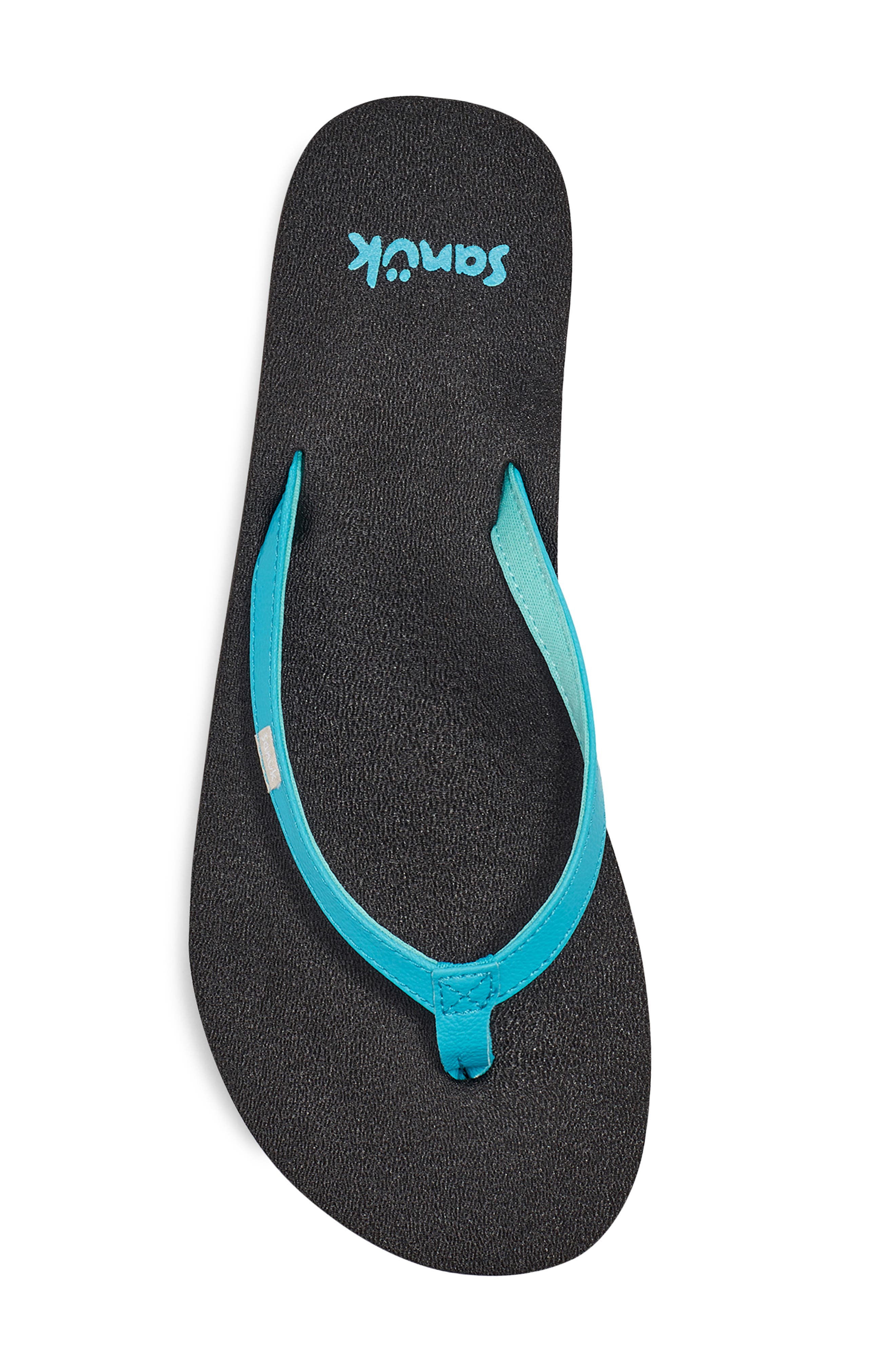 Sanuk 'Yoga Joy' Flip Flop, Alternate, color, Sc Blue