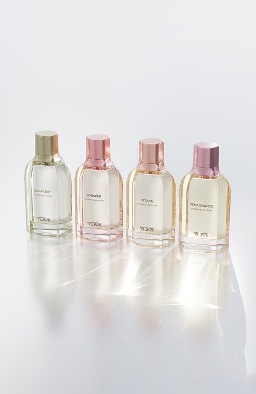 Tumi Utopia Experience Collector Extrait De Parfum Duo $190 Value In Transparent