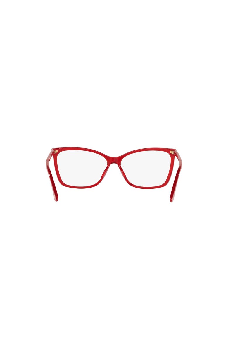 Gucci 56mm Cat Eye optical glasses, Alternate, color, Red