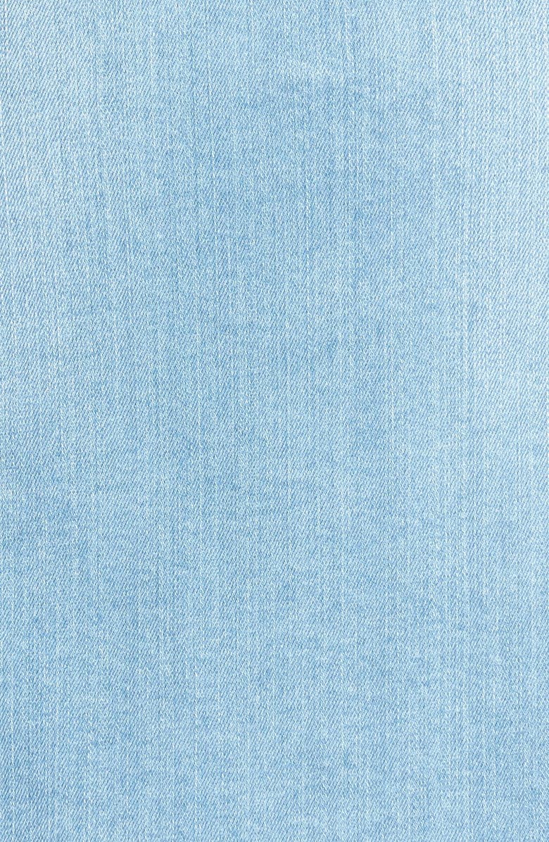 Jolt Button Front Denim Skirt, Alternate, color, 