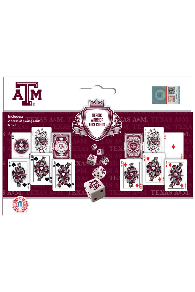 Texas A&M Aggies Playing Cards & Dice, Alternate, color, Multicolor