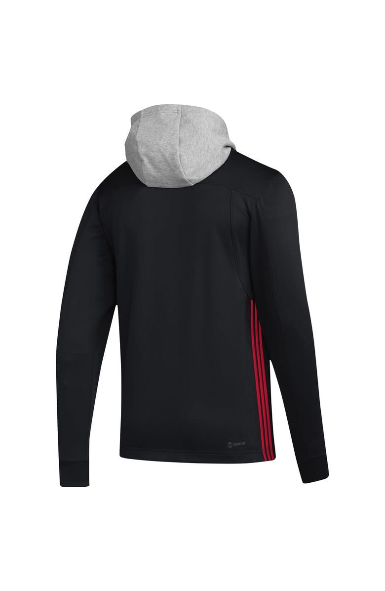 adidas Men's adidas Black Detroit Red Wings Refresh Skate Lace AEROREADY Pullover Hoodie, Alternate, color,
