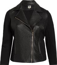 Anne Klein Asymmetric Moto Jacket
