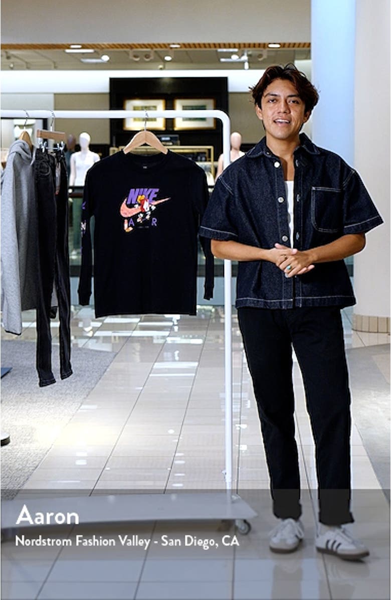 Kids' Sportswear Air Long Sleeve Cotton Graphic T-Shirt, sales video thumbnail