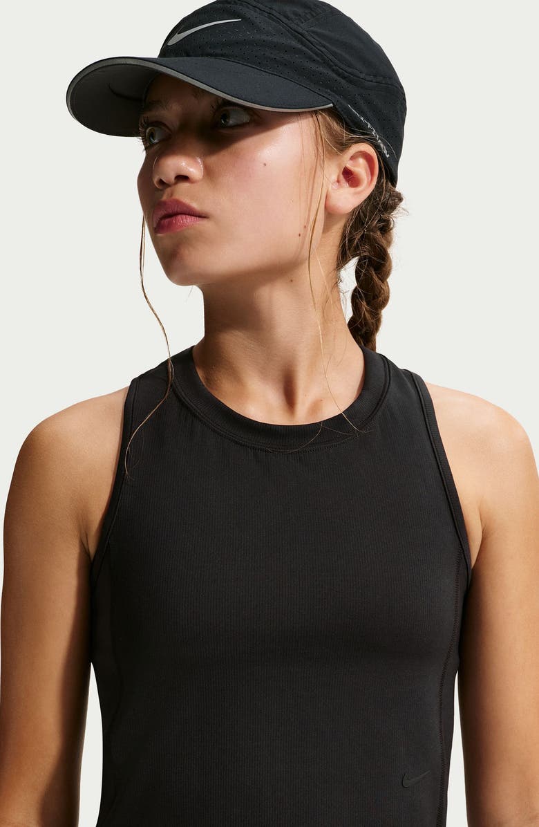 Nike Kids' Mavn Dri-FIT Racerback Tank, Alternate, color, Black/ Black/ Black