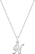 Tiny Blessings Sterling Silver Initial 12-14" Necklace