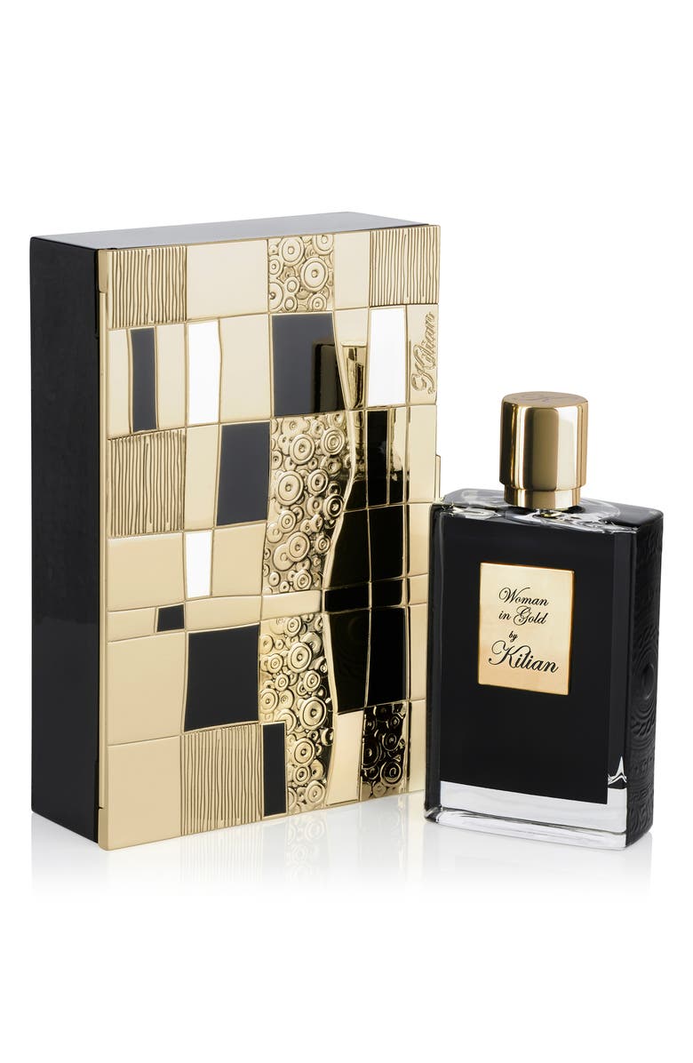 Kilian Paris Kilian Woman in Gold Collectors Edition Refillable Perfume Spray, Alternate, color, 