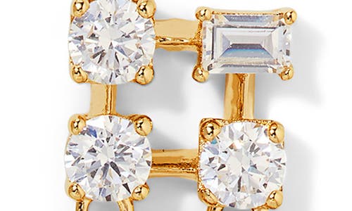 NADRI NADRI DELPHINE DOUBLE LINEAR DROP EARRINGS 