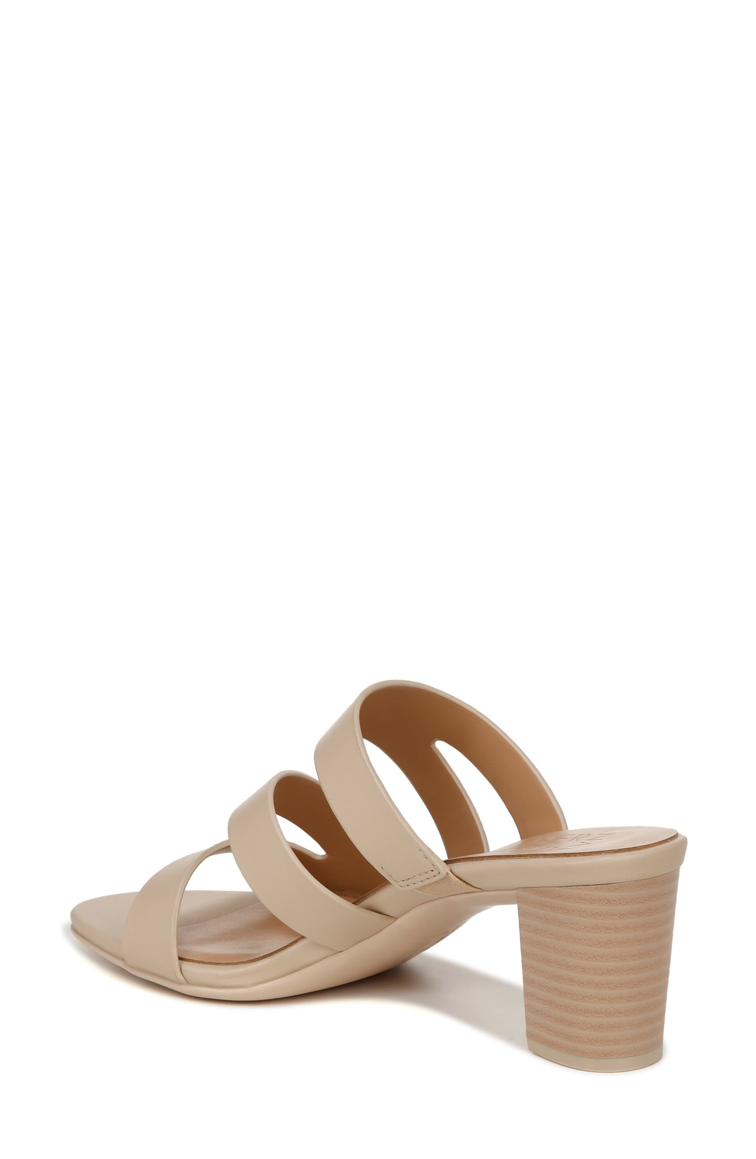 Beaming Block Heel Slide Sandal, Alternate, color, COASTAL TAN SMOOTH FAUX LEATHR