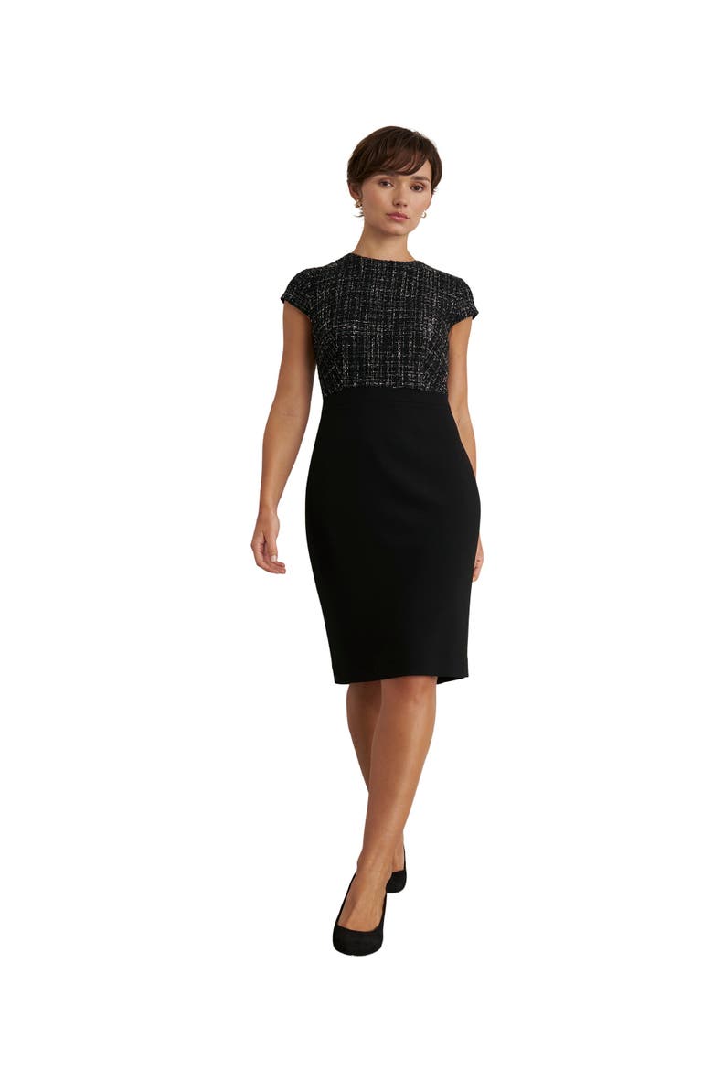 Esme Dress, Main, color, Black White