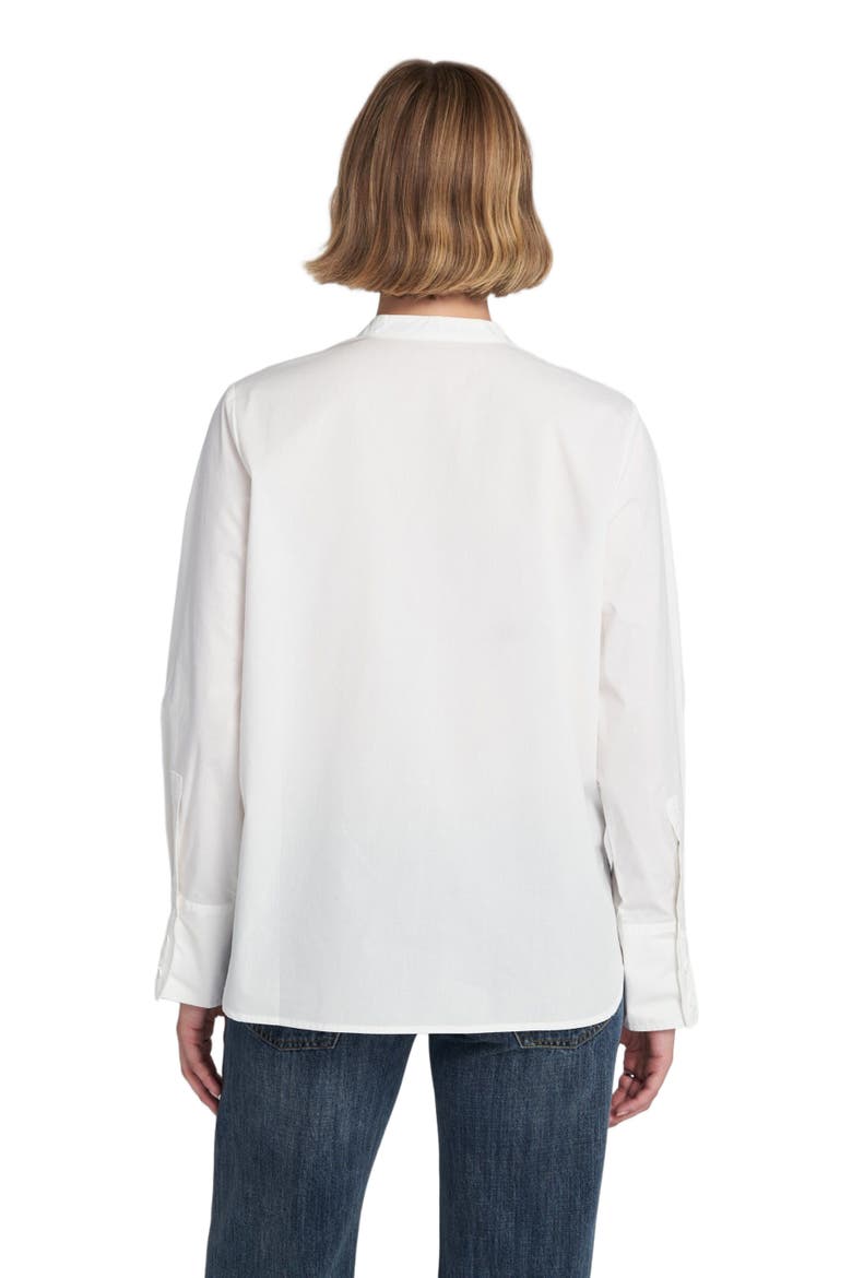 Beaded Shirt Blouse Top, Alternate, color, White