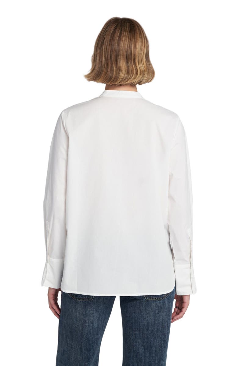 ELLE Collection Beaded Shirt Blouse Top, Alternate, color, White