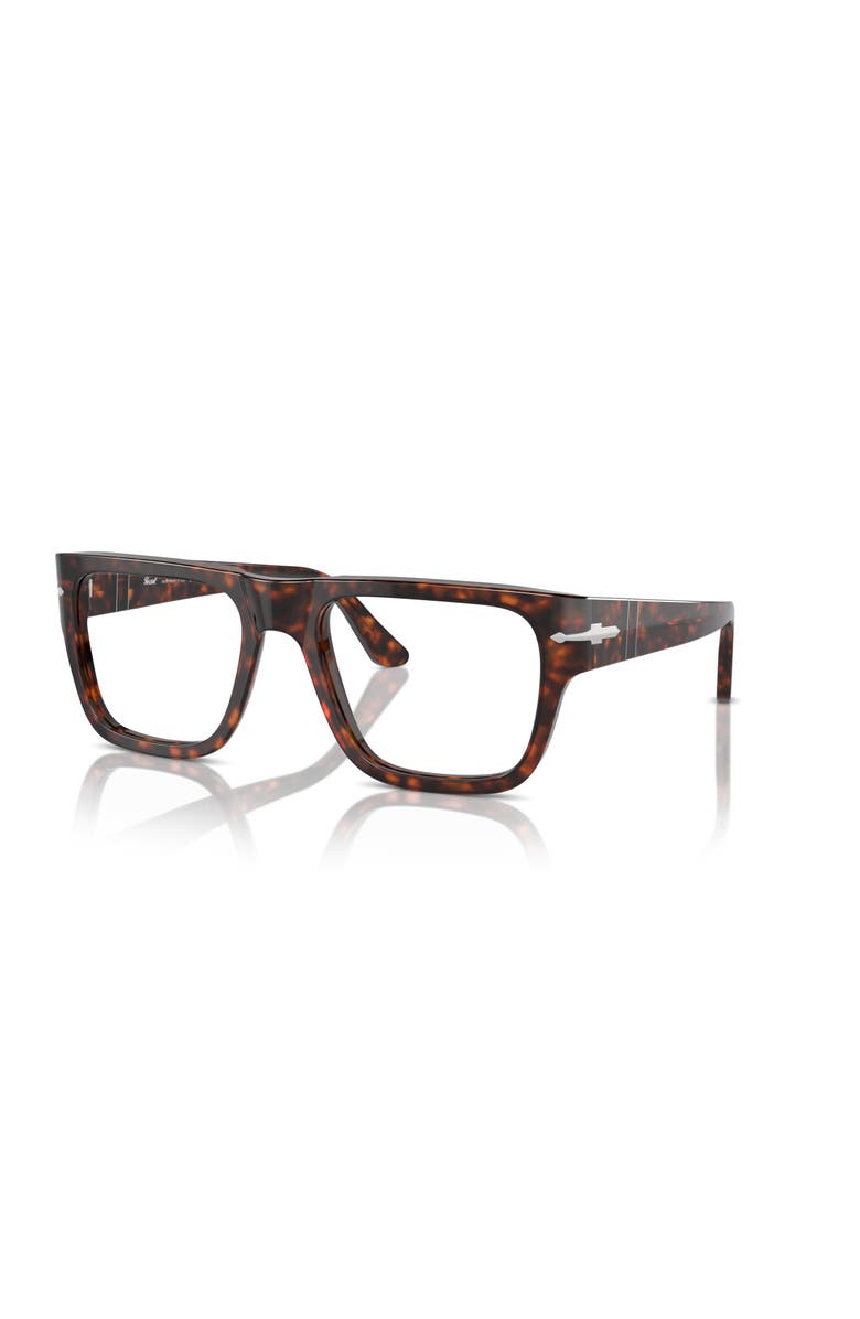 Persol 55mm Square optical glasses, Main, color, Tortoise