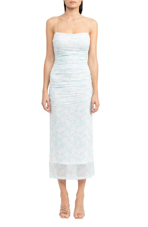 Gathered Midi Dress