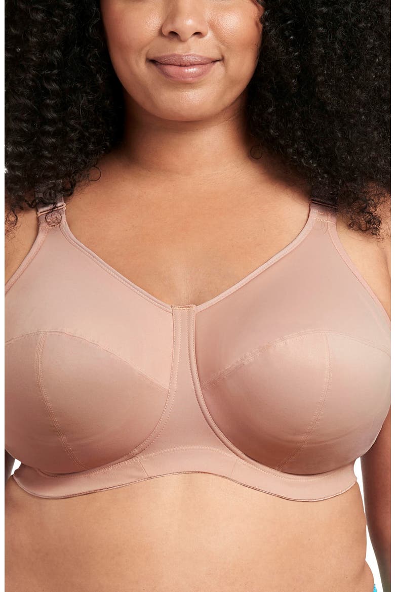 Celeste Full Figure Soft Cup Bra, Main, color, FAWN