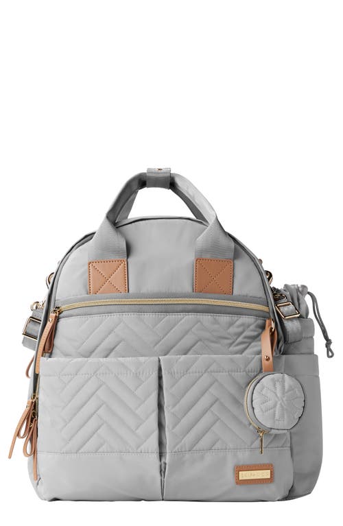 Skip Hop Suite 6-in-1 Diaper Backpack Set in Dove 