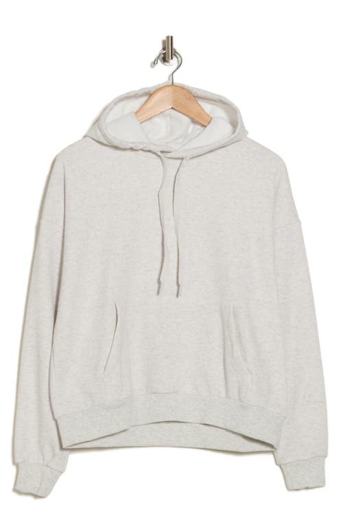 90 Degree By Reflex Year Round Butter Fleece Pullover Hoodie In Heather Grey