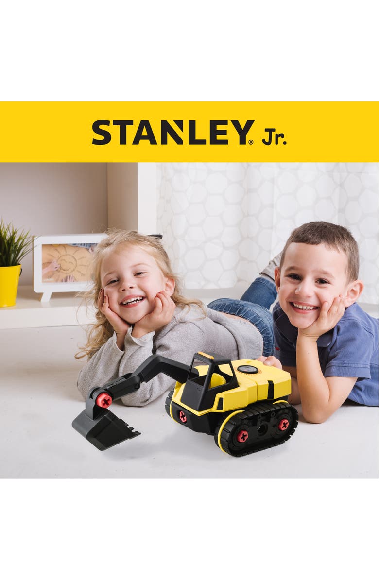 Stanley Jr Take Apart Excavator, Alternate, color, Multi Color
