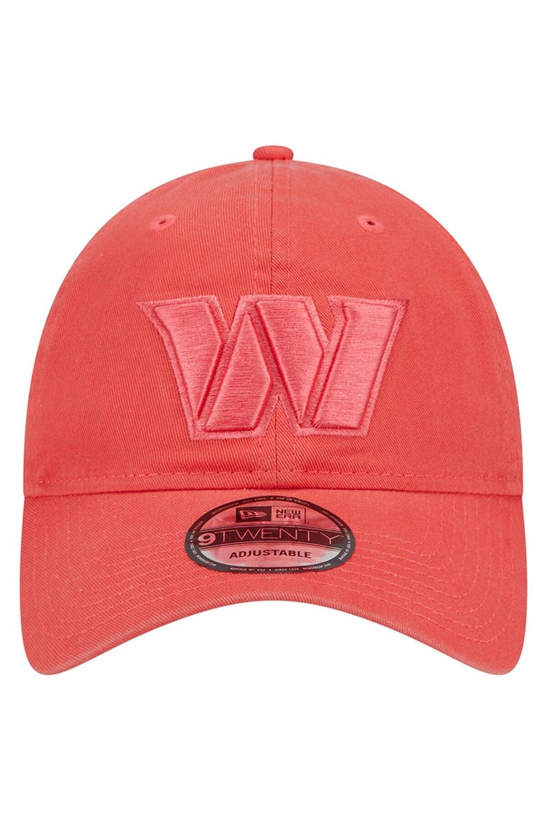 Men's New Era Red Washington Commanders Core Classic 2.0 Brights 9TWENTY Adjustable Hat, Alternate, color, Red