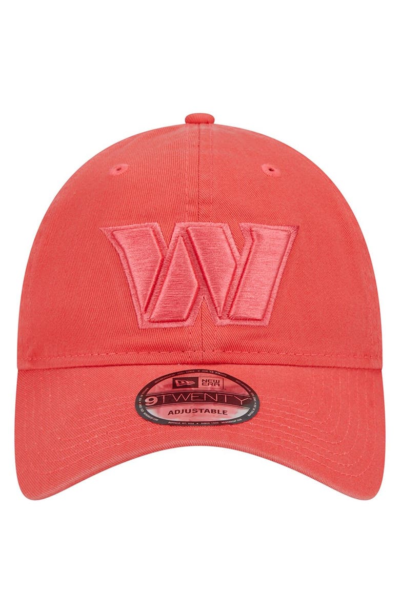 New Era Men's New Era Red Washington Commanders Core Classic 2.0 Brights 9TWENTY Adjustable Hat, Alternate, color, Red
