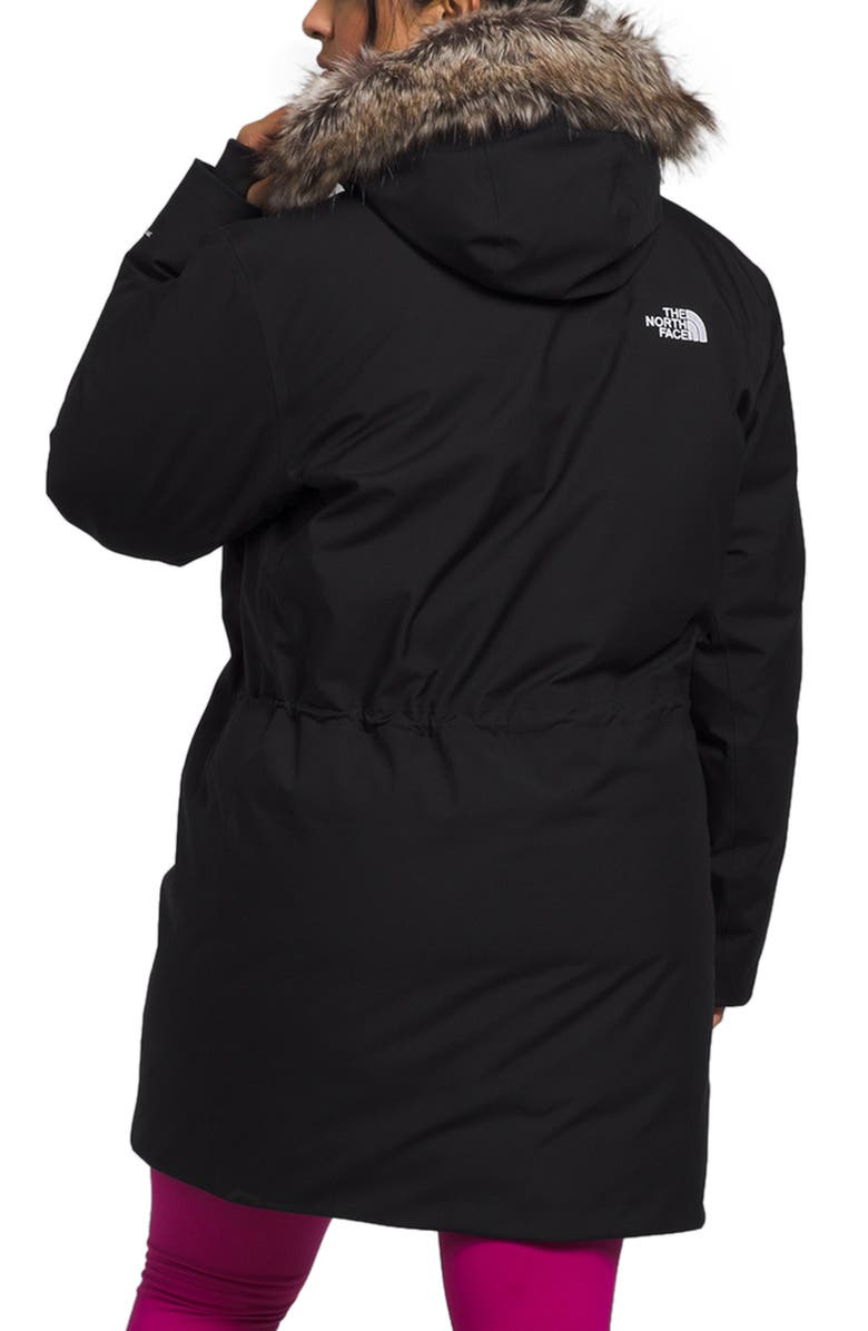 The North Face Arctic Waterproof 600-Fill-Power Down Parka with Faux Fur Trim, Alternate, color,