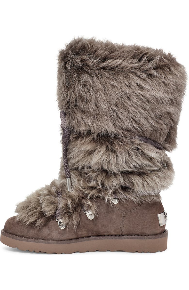 UGG<sup>®</sup> Classic Posh Short Genuine Shearling Boot, Alternate, color,
