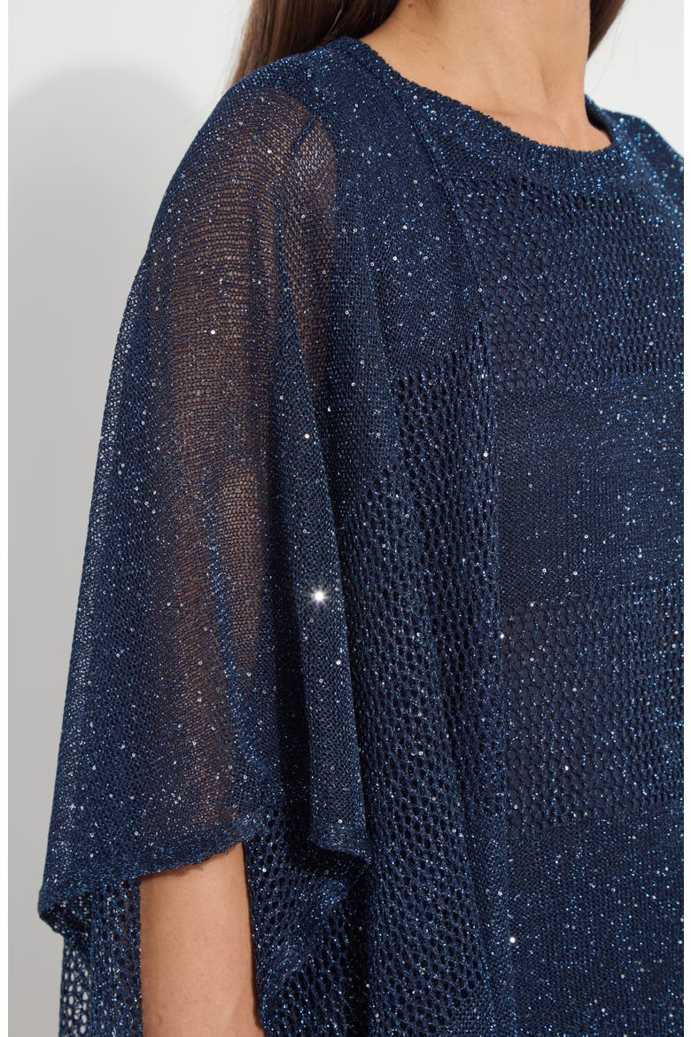 Riva Mesh Sequin Shrug, Alternate, color, CAPRI BLUE SEQUINS