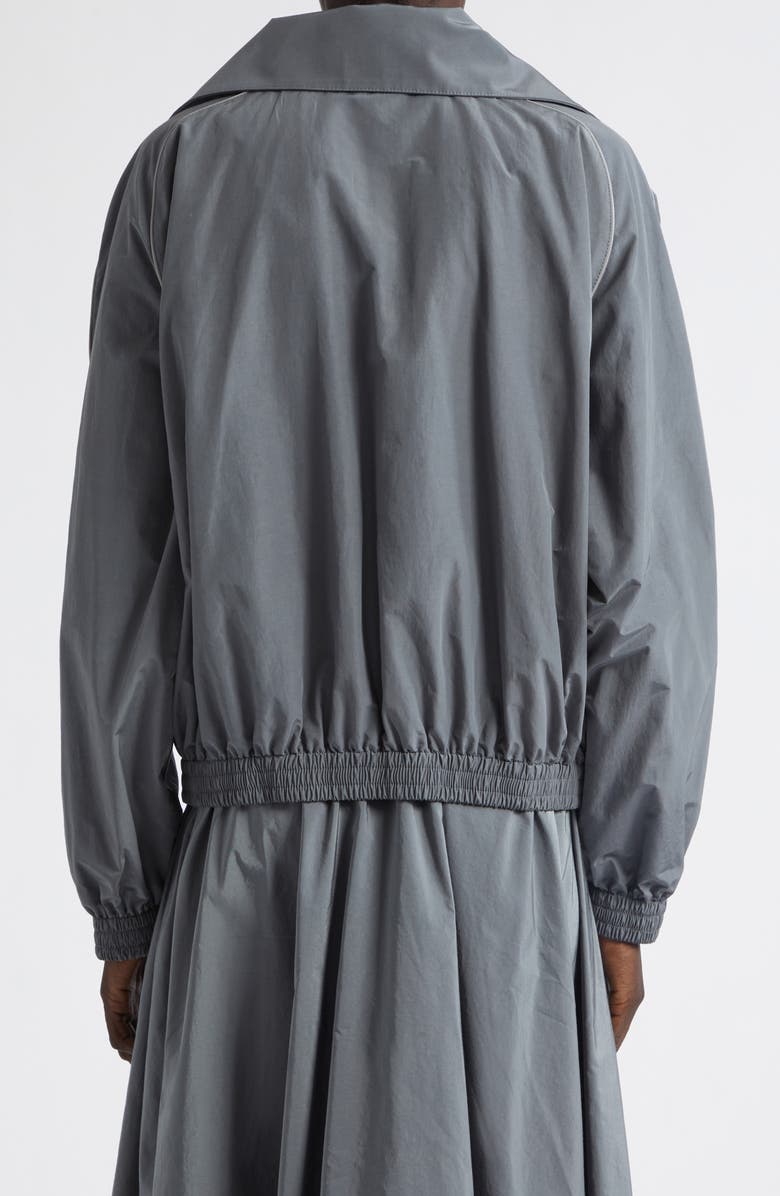 Balenciaga Techno Cotton & Nylon Jacket, Alternate, color, Lead