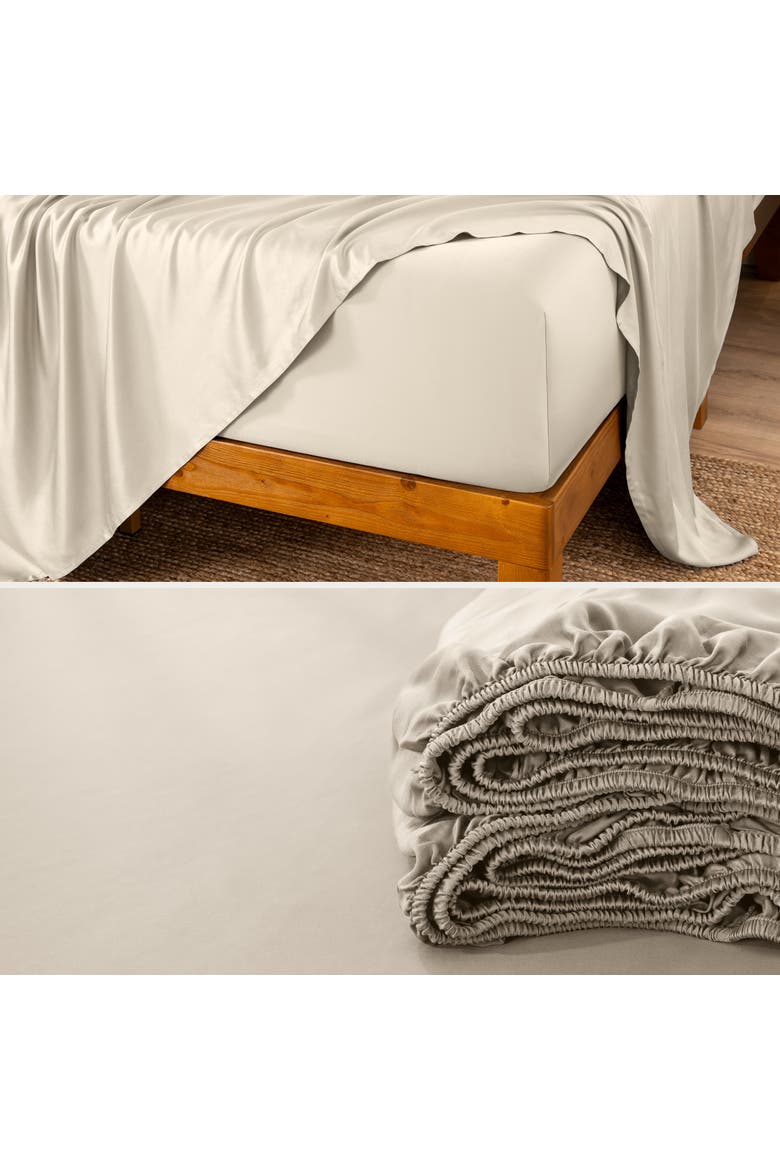 Cooling Rayon Sheet Set - Split Head King, Alternate, color, Sand