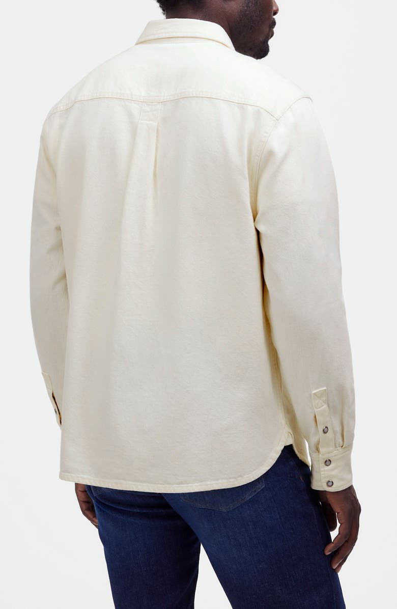 Madewell Easy Denim Western Snap-Up Shirt, Alternate, color, 