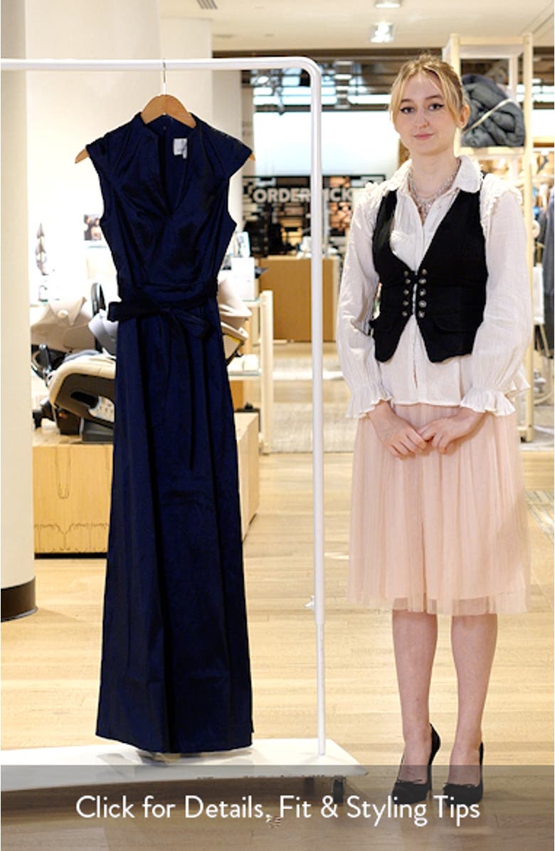 Stretch Taffeta Gown, sales video thumbnail