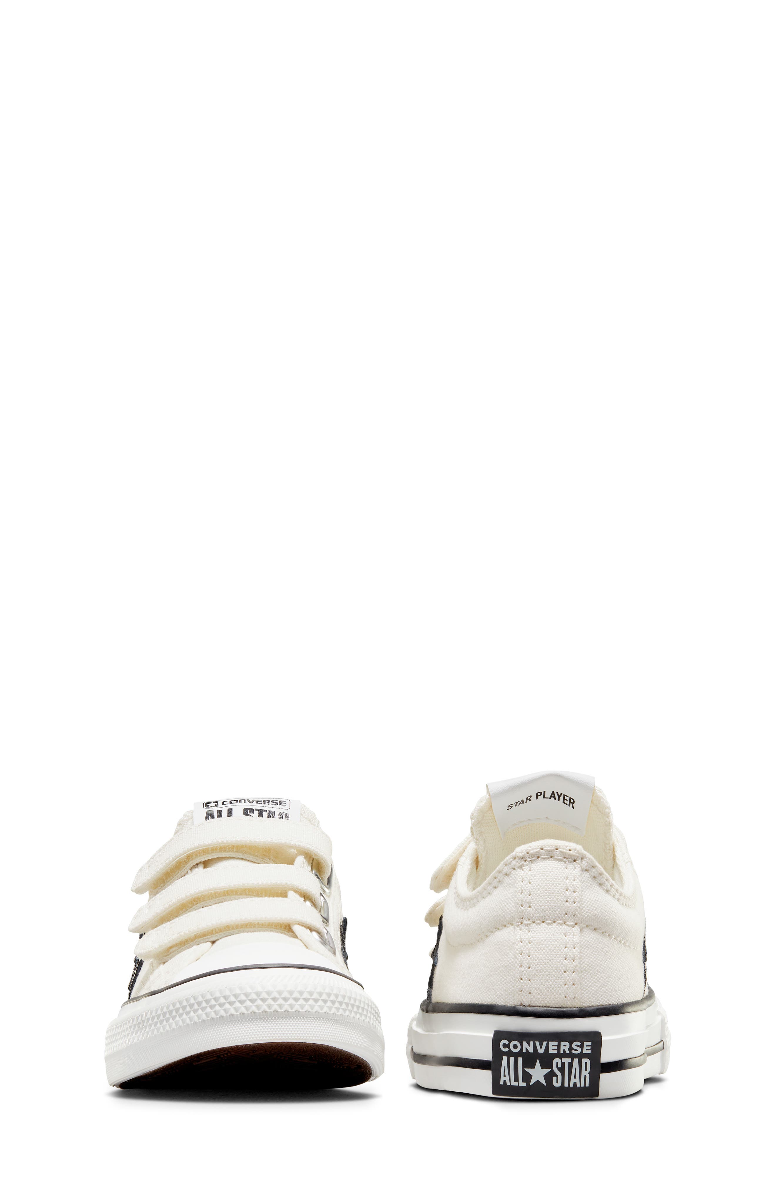 Converse Kids' Star Player 76 Oxford Sneaker, Alternate, color, Vintage White/ Black