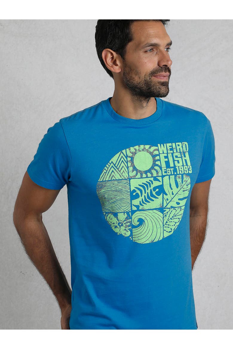 Summer Sector Graphic T-Shirt, Main, color, Lagoon Blue