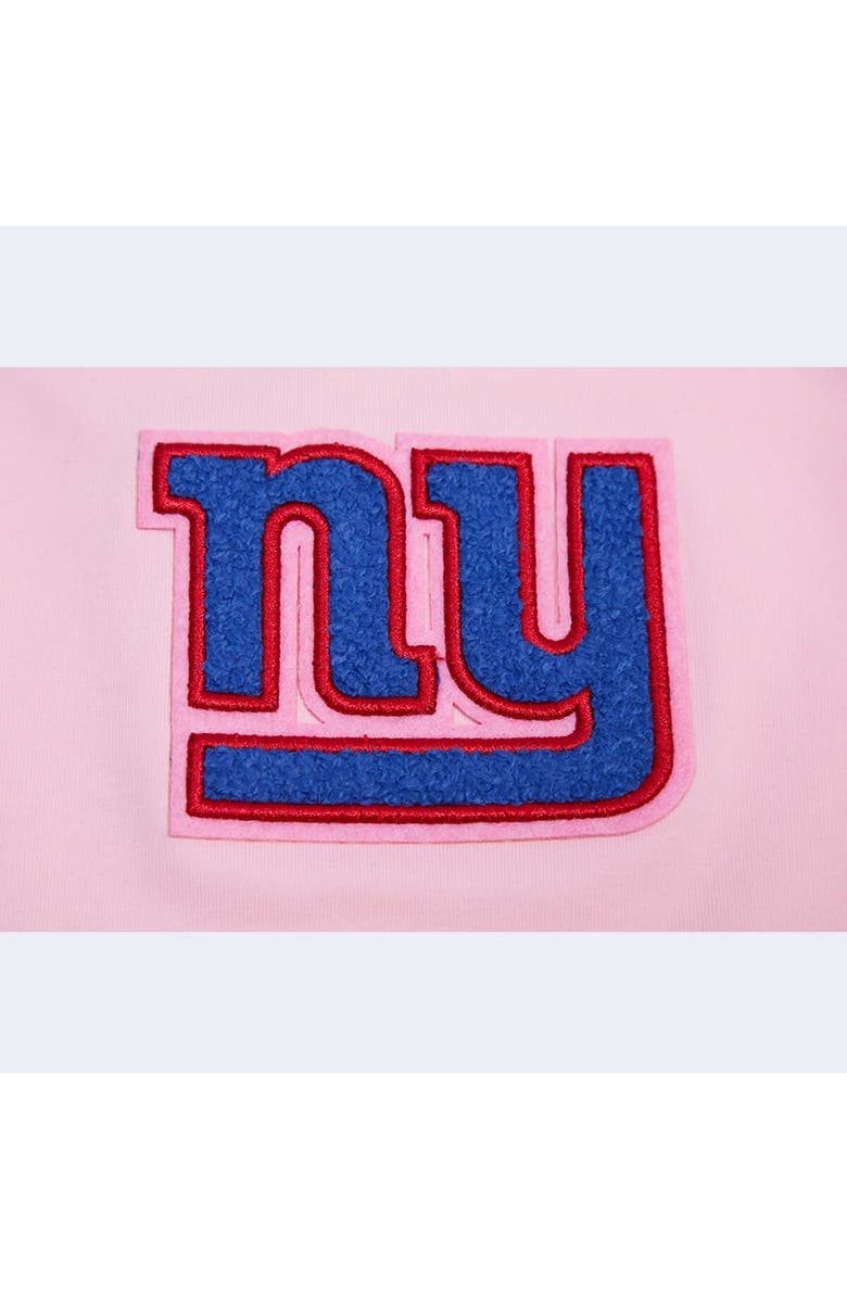 PRO STANDARD Women's Pro Standard Pink New York Giants Cropped Boxy T-Shirt, Alternate, color, 