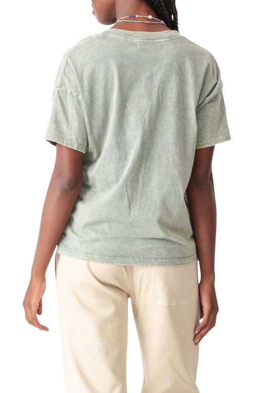 Electric & Rose Chase V-neck T-shirt In Green