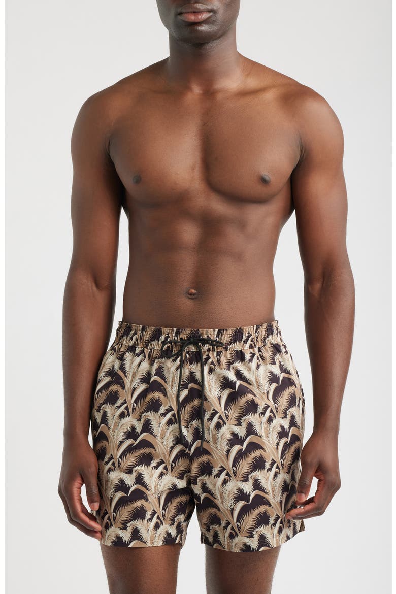 Pike Swim Trunks, Main, color, BLACK