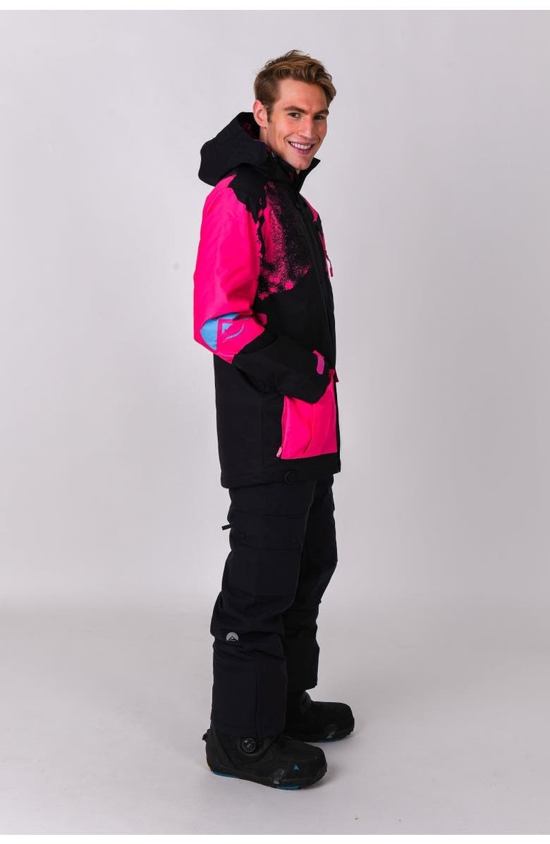 OOSC Afterparty Jacket, Alternate, color, Black & Pink