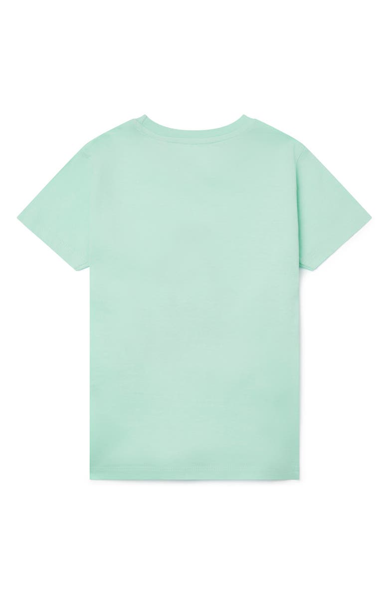 Boardies Kids' Tiger Logo Cotton Graphic Tee, Alternate, color, Green