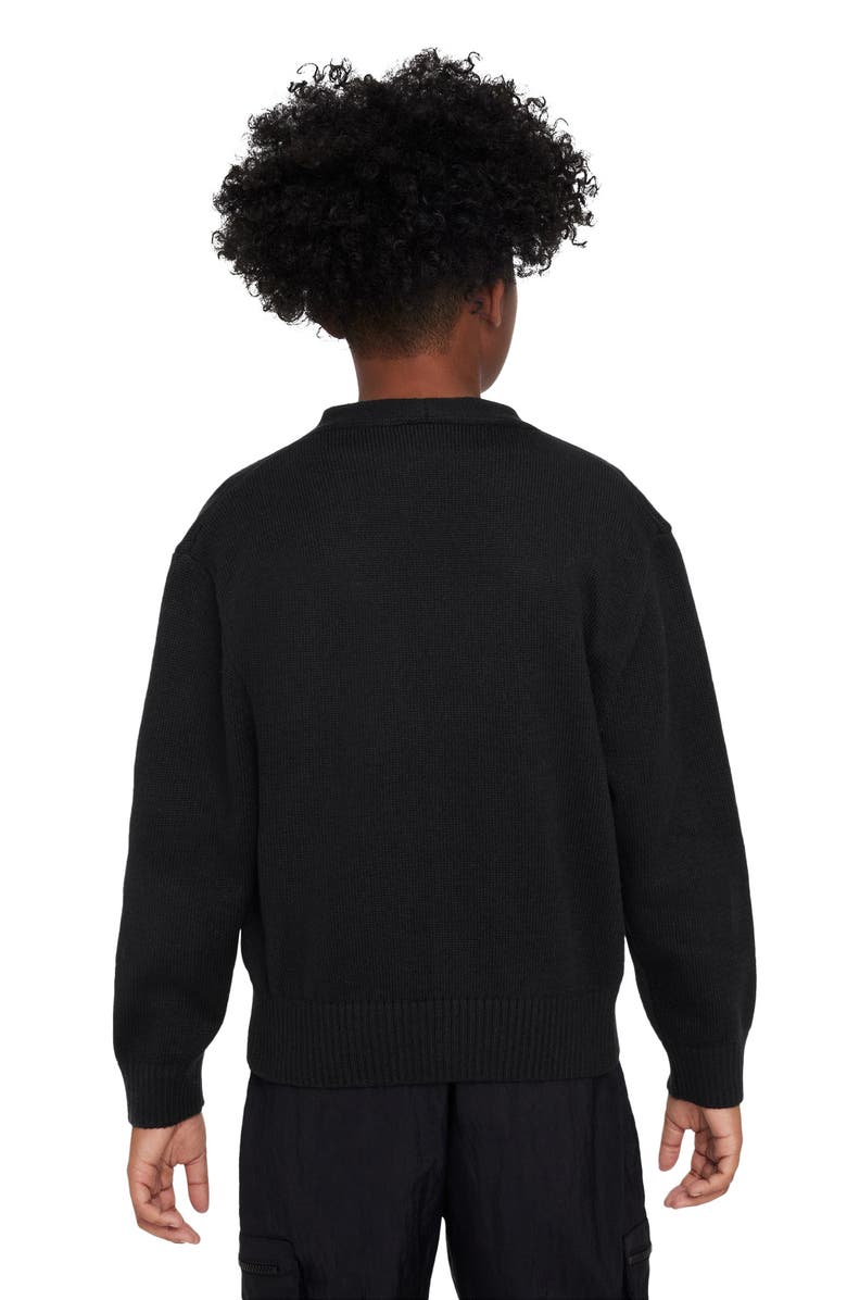 Nike Kids' Sportswear Metro Cardigan, Alternate, color, Black