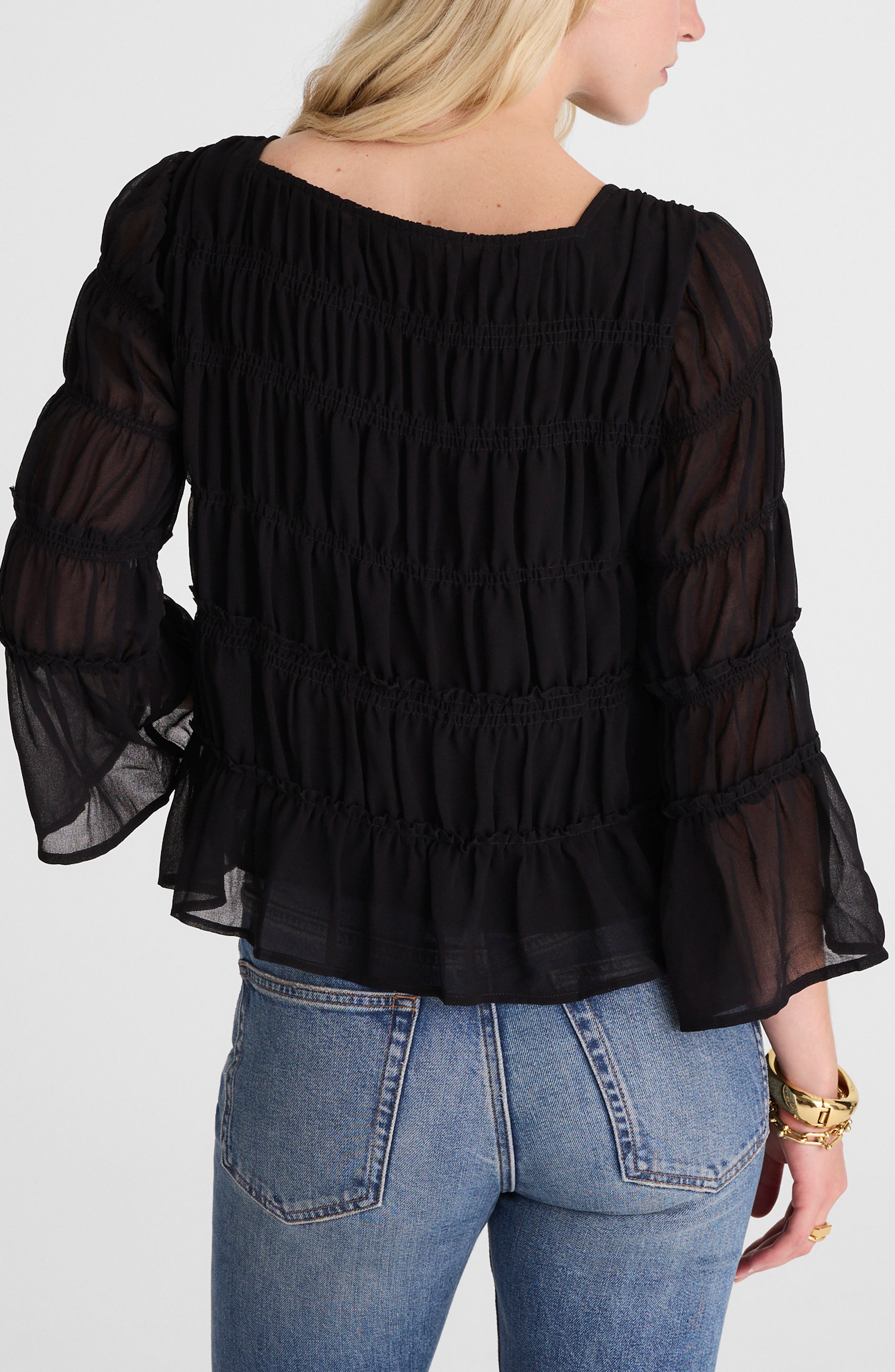 Square Neck Tiered Top - image 2
