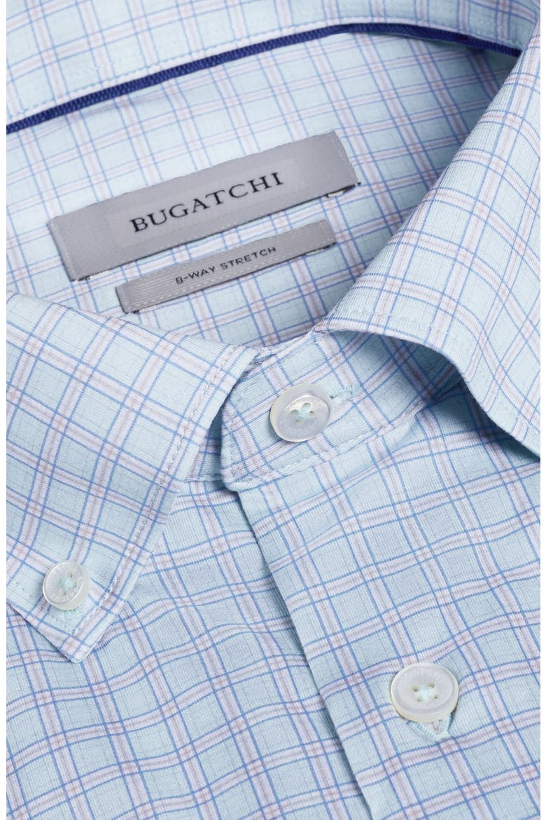 James OoohCotton® Graph Check Print Button-Up Shirt, Alternate, color, SEAFOAM