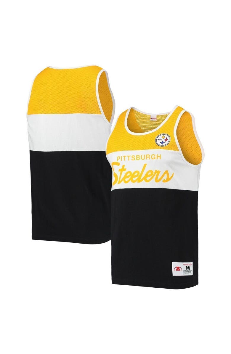Mitchell & Ness Men's Mitchell & Ness Black Pittsburgh Steelers Team Tank Top, Main, color, Black