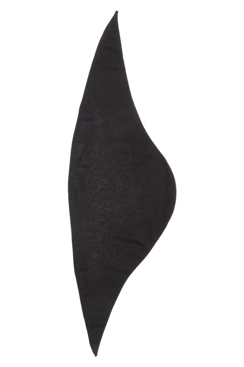 Reel Cashmere Triangle Scarf, Alternate, color, SA7210 BLACK