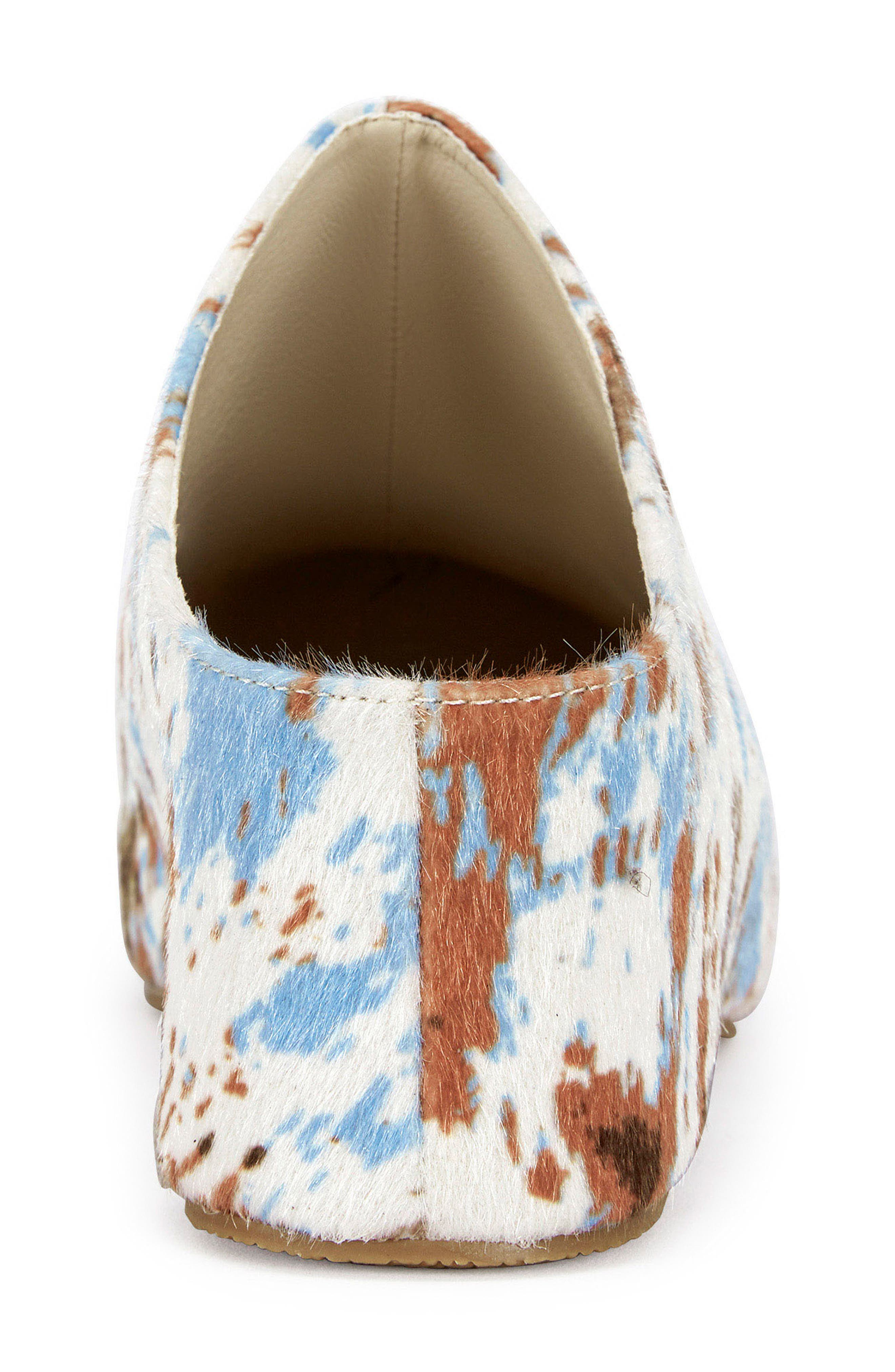 AZALEA WANG Darwin Faux Calf Hair Clog, Alternate, color, 