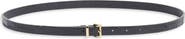 FRAME The Petite Croc Embossed Leather Belt